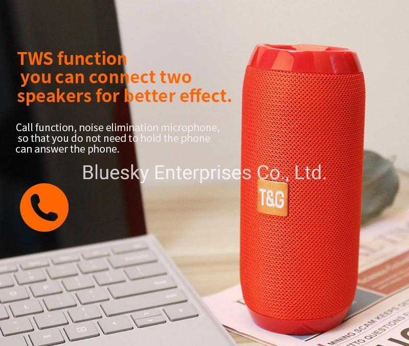 Tg117 Portable Wireless Bluetooth Speaker Outdoor Heavy Bass Music Parlante