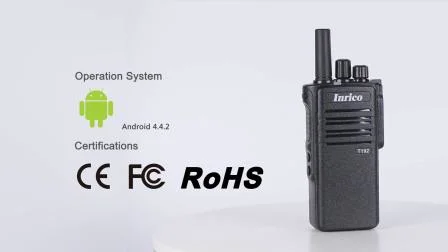 Venda imperdível Rede 3G Android Walkie Talkie Poc Rádio bidirecional Inrico T192