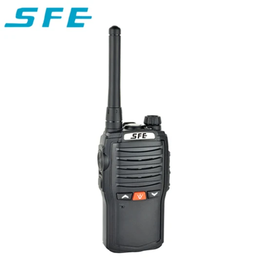 Sfe S618A Rádio bidirecional analógico para hotel de tamanho pequeno Rádio bidirecional saída de energia de 2 W Voz clara