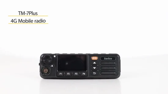 Rádio móvel para carro por atacado Inrico TM-7p Walkie Talkie Chamada global