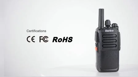 Walkie Talkie 2g/3G Wi-Fi Rede Móvel Rádio com Cartão SIM Inrico T196