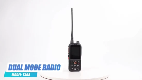 Conjunto sem fio Inrico Walkie Talkie T368 4G Android Dmr bidirecional e Poc rádios multimodo