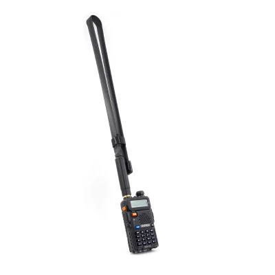 Antena UV-5r tática de rádio bidirecional de alta qualidade 80 cm At80 de banda dupla