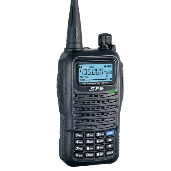 Sfe S850g Rádio Analógico Venda Quente Rádio Walkie Talkie 5W Potência de Saída 16 Canais com Canal Ocupado Longa Faixa de Conversação 5km de Alcance