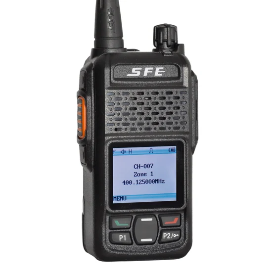 Walkie Talkie VHF portátil comunicação sem fio rádio bidirecional rádio analógico Sfe SD280 5W longo alcance de conversação 1024 canais