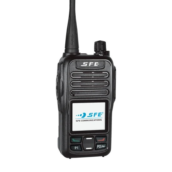 Walkie Talkie VHF portátil comunicação sem fio rádio bidirecional rádio analógico Sfe SD250 5W longo alcance de conversação 1024 canais