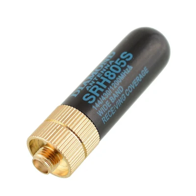 Srh805s conector SMA-F mini antena de banda dupla para rádio Baofeng/Tyt/Kirisun 2 vias